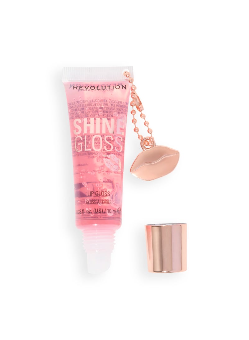REVOLUTION Shine Gloss Lip Gloss Pink Marshmallow - Image 2